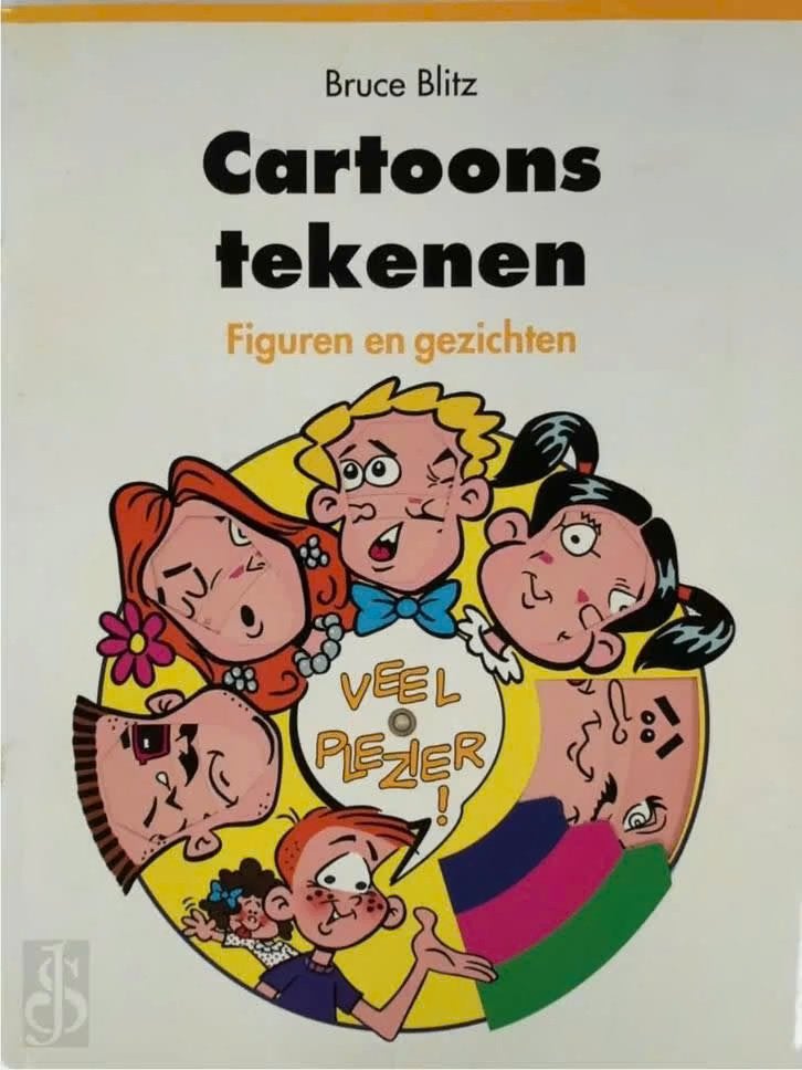 Cartoons tekenen (figuren en gezichten) Bruce Blitz, Ophalen of Verzenden, Zo goed als nieuw, Tekenen en Schilderen