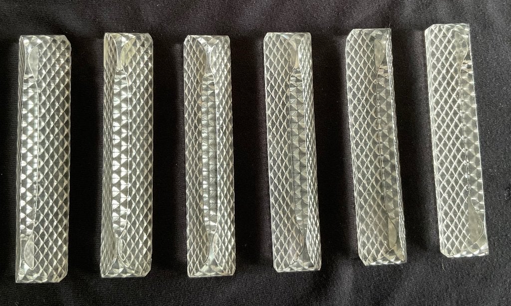 Messenleggers kristal, Antiek en Kunst, Antiek | Glas en Kristal, Ophalen of Verzenden