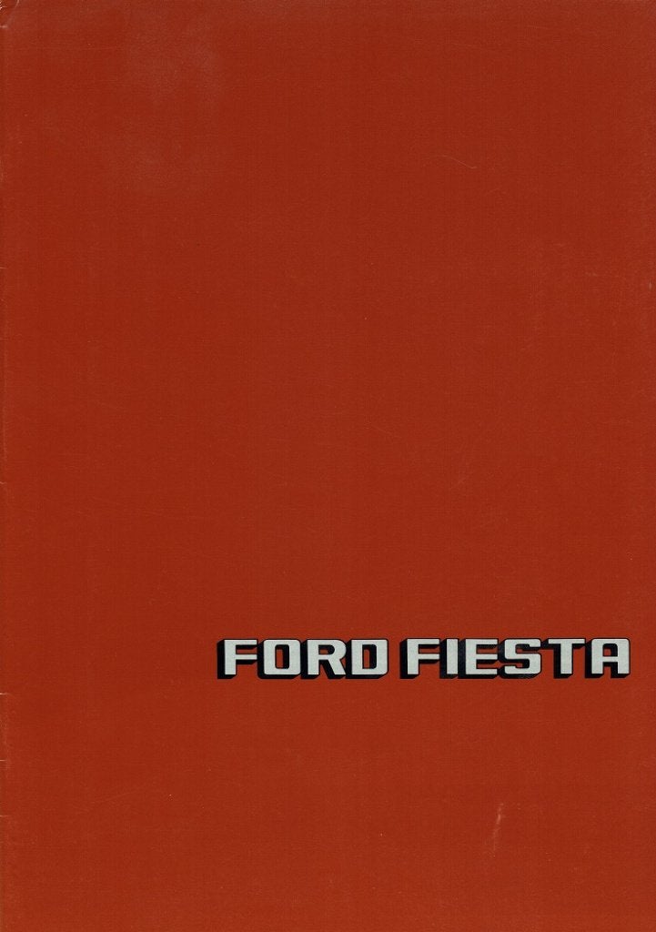 Folder Ford Fiesta (1980), Verzenden, Gelezen, Ford