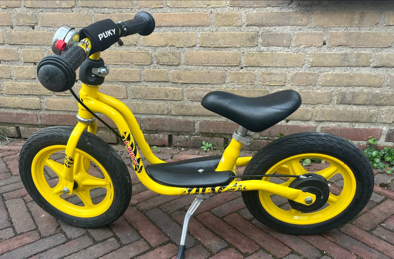 Puky loopfiets geel zgan, Ophalen, Zo goed als nieuw, Terugtraprem, Minder dan 16 inch
