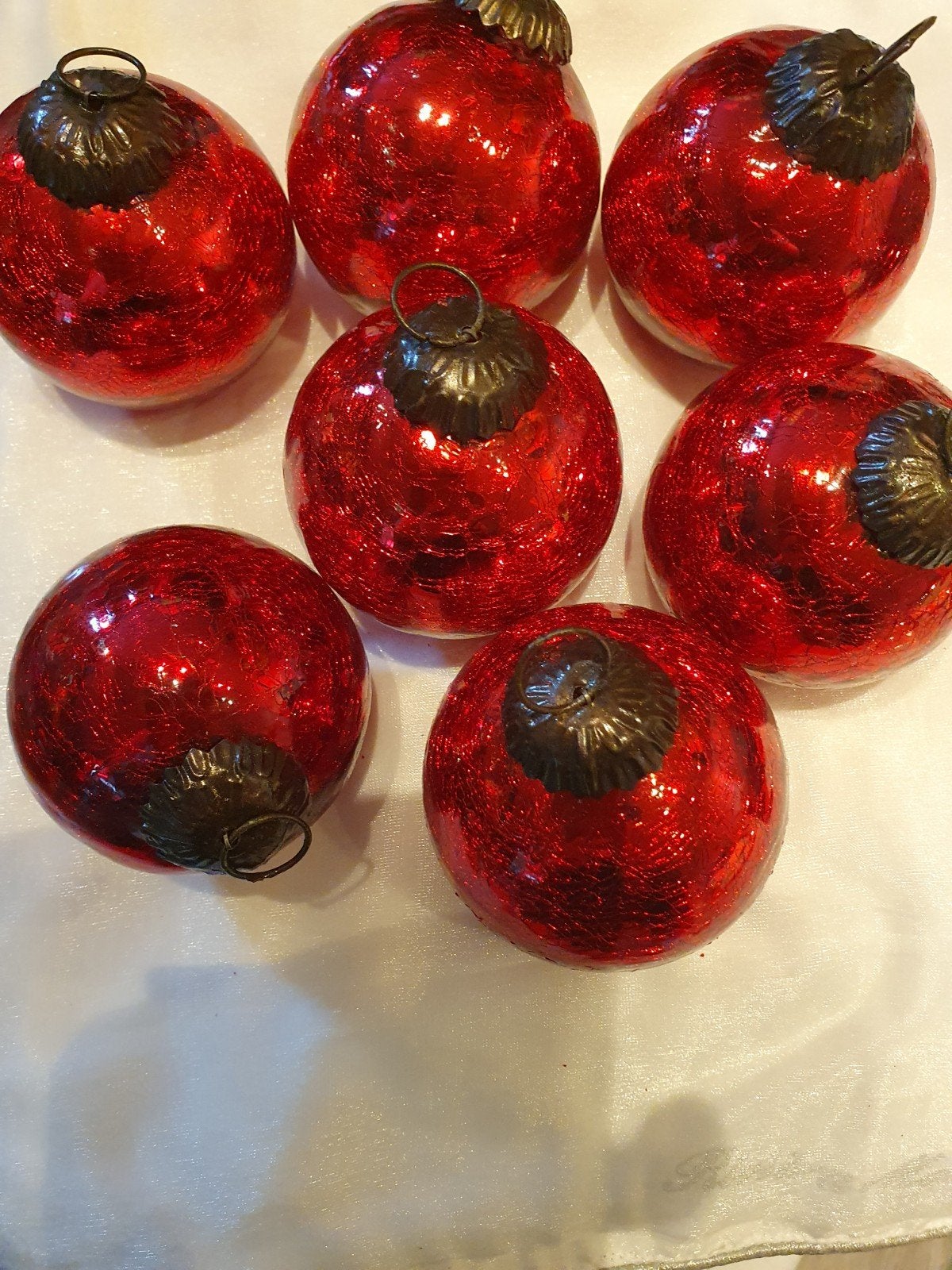 vintage  kerstballen, Ophalen of Verzenden