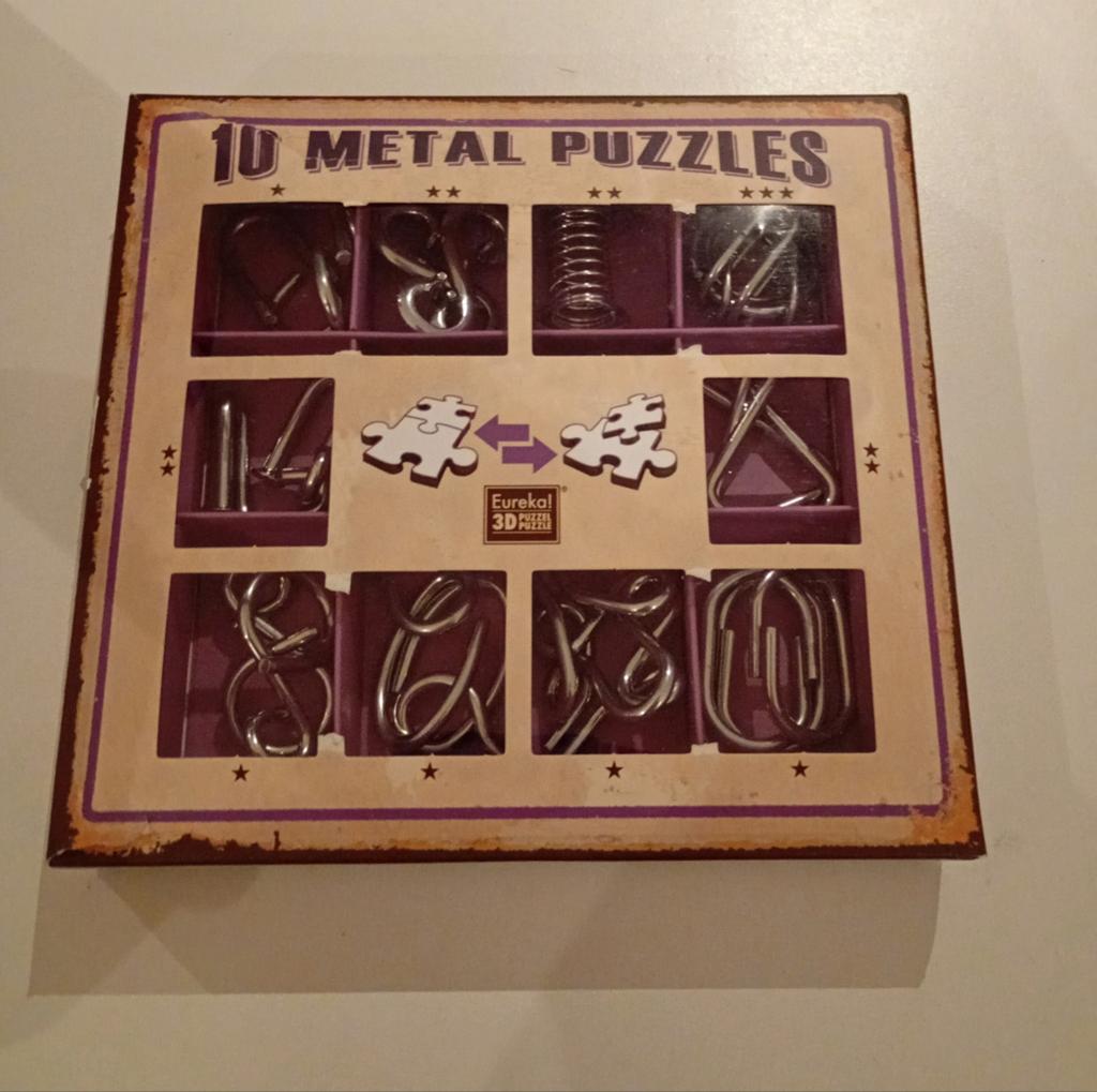 Metalen puzzels, Ophalen of Verzenden, Minder dan 500 stukjes, Zo goed als nieuw, Rubik's of 3D-puzzel