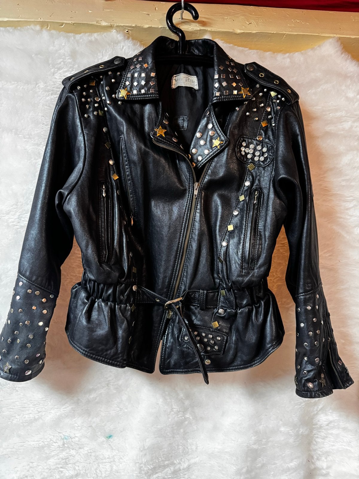 Harley-Davidson jasje maat M met studs, Ophalen of Verzenden, Gedragen, Maat 38/40 (M), Zwart