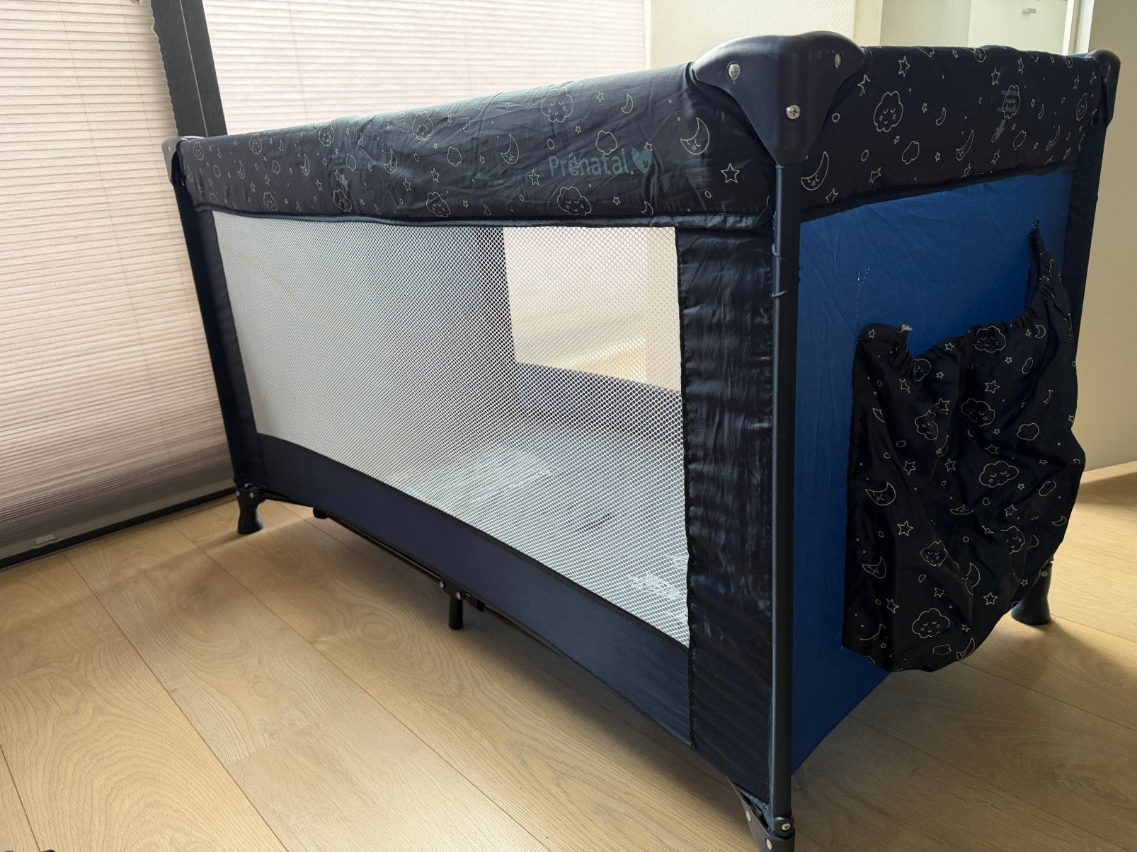 Camping bed Prenatal, Ophalen, Zo goed als nieuw, Minder dan 140 cm, Minder dan 70 cm