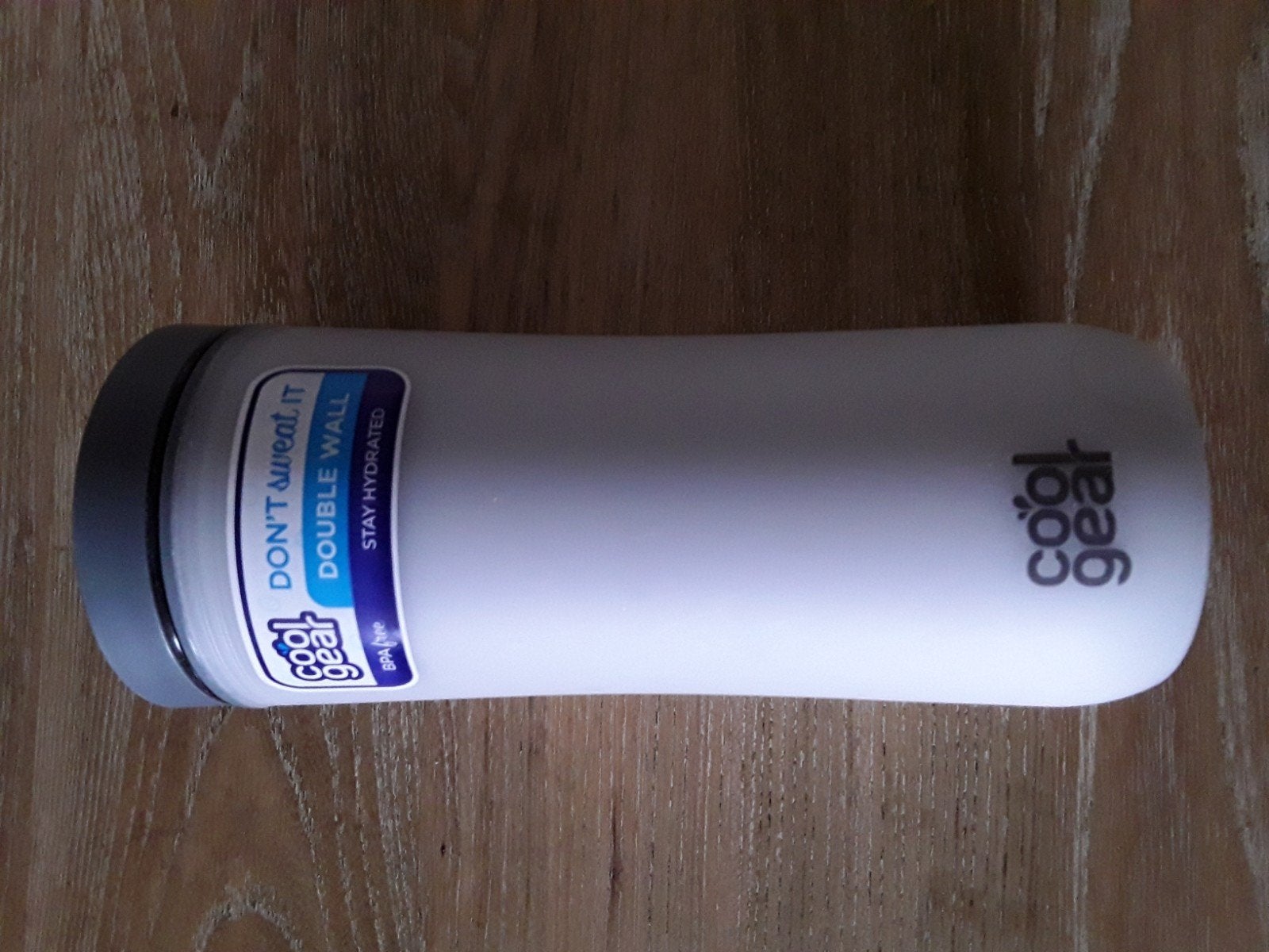 Lékué Bottle To Go - Herbruikbare Glazen Fles 600ml, Nieuw, Ophalen of Verzenden, Grijs, Overige merken