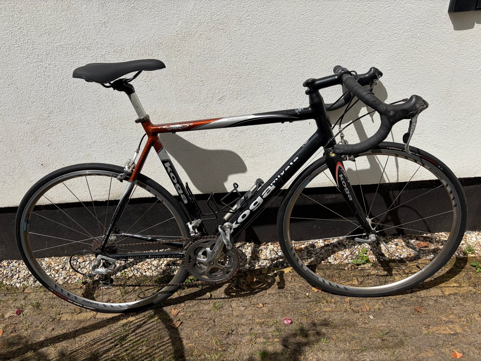 Koga Miyata racefiets met carbon voorvork, Fietsen en Brommers, Fietsen | Racefietsen, Ophalen, 28 inch, Gebruikt, Carbon