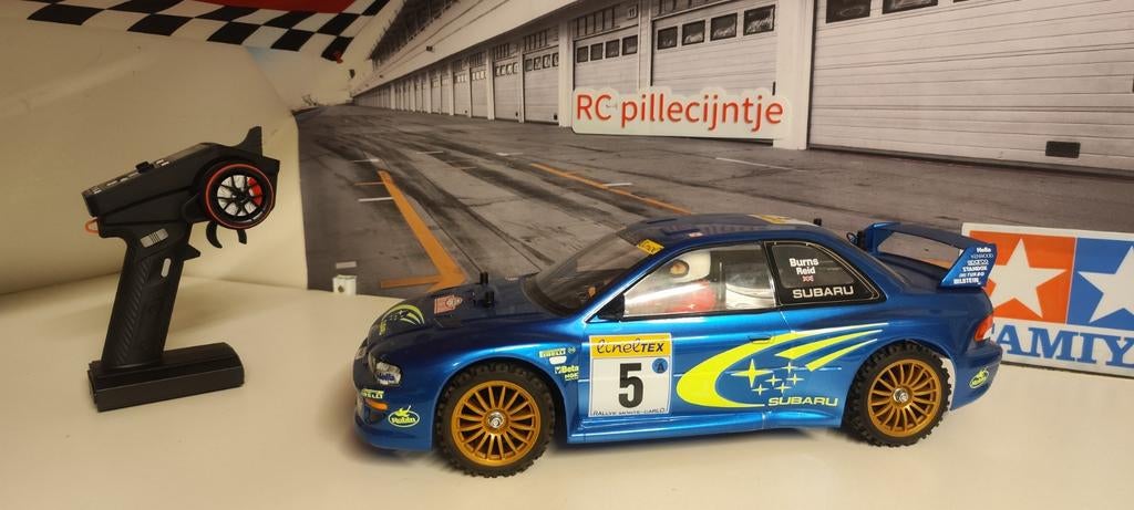 Tamiya tt02 Subaru wrc, Ophalen of Verzenden, Nieuw, Auto onroad