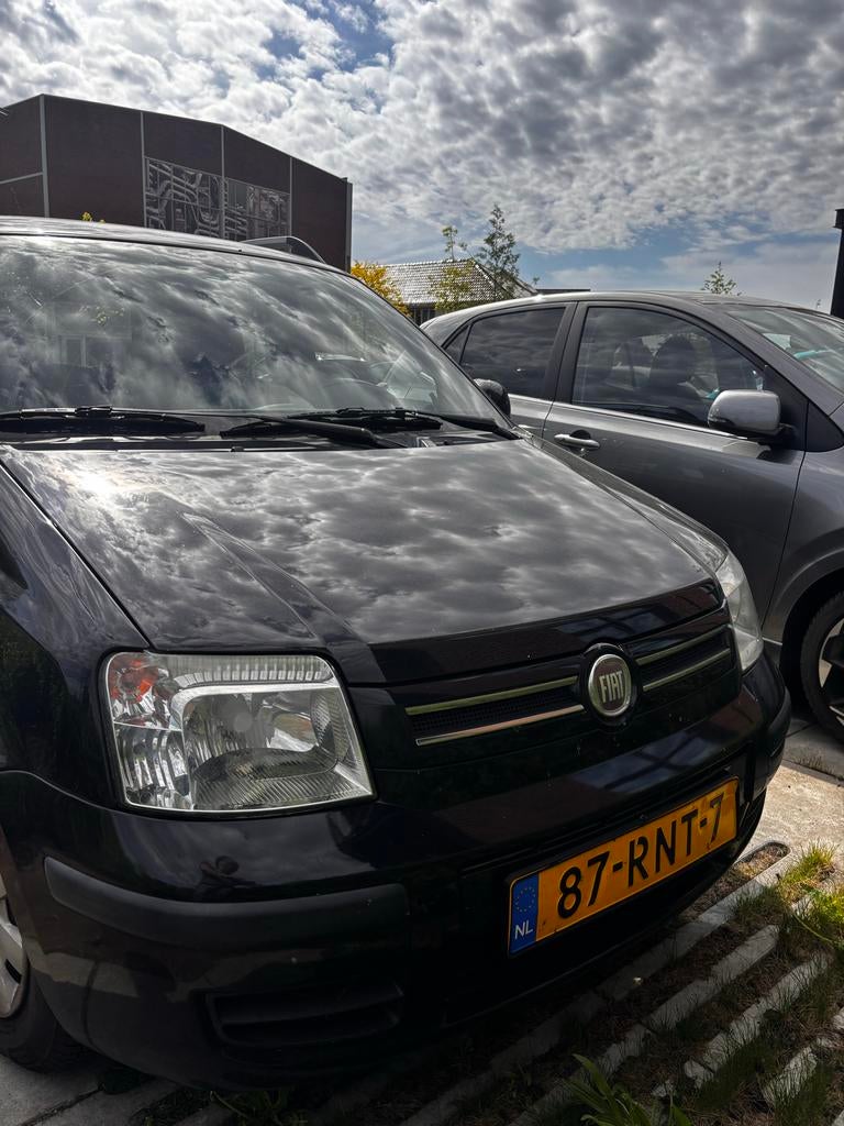 Fiat Panda 1.2 2011 Zwart, Auto's, Fiat, 1242 cc, Zwart, Origineel Nederlands, Handgeschakeld