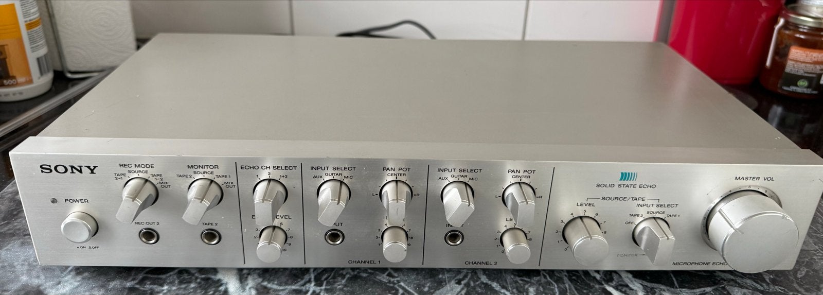 Sony Microphone Echo Mixer MX-650 - Vintage Audio, Muziek en Instrumenten, Ophalen of Verzenden, Gebruikt