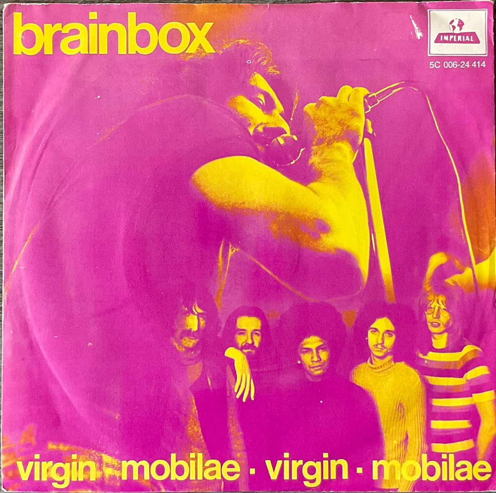 BRAINBOX - Virgin (NL’71) plaat ALS NIEUW (NLop20), Cd's en Dvd's, Vinyl Singles, Verzenden, 7 inch