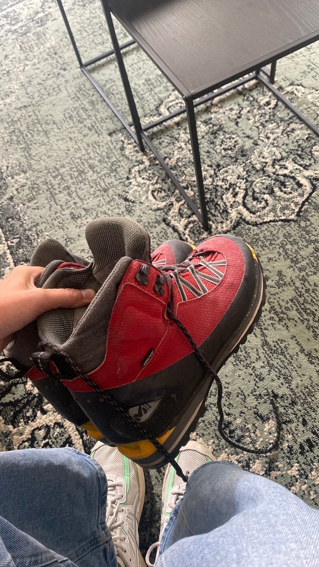 Bergschoenen C/D stijgijzervriendelijk maat 42, Sport en Fitness, Bergsport en Wandelen, Ophalen, Zo goed als nieuw, Schoenen