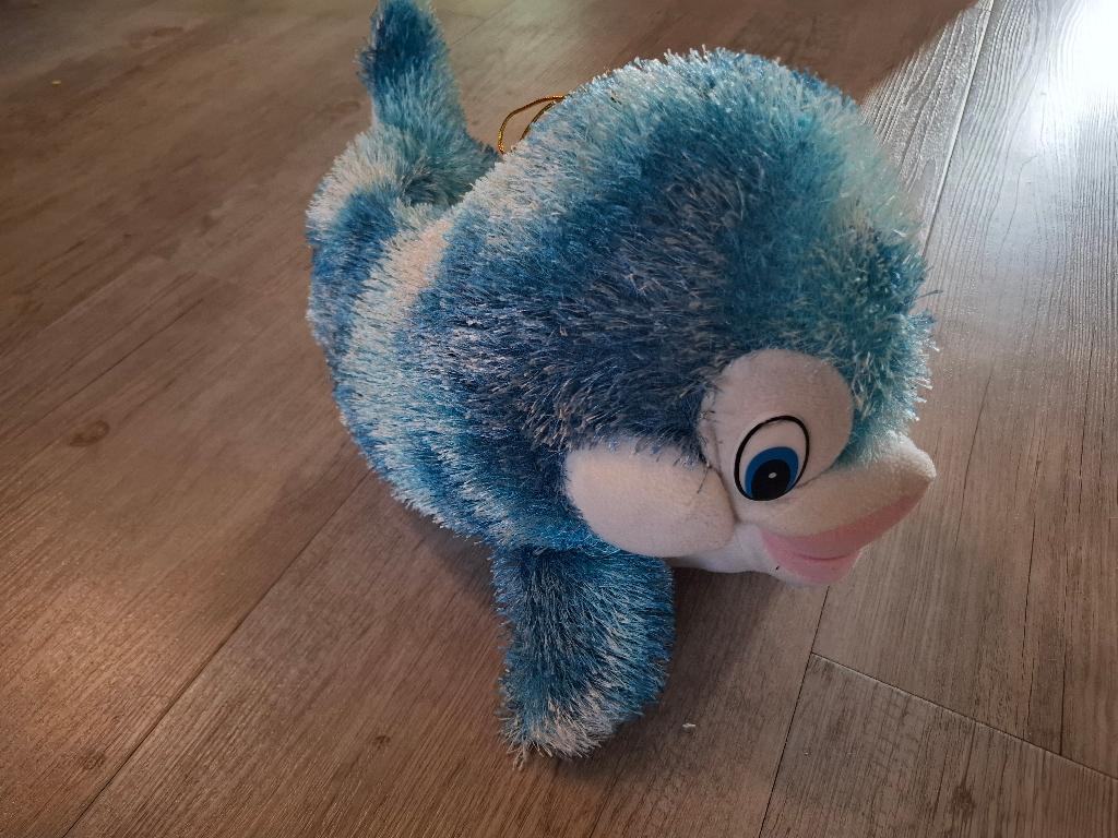 Knuffel - Dolfijn, Ophalen of Verzenden, Gebruikt, Overige typen, Middelgroot (20 tot 80 cm)