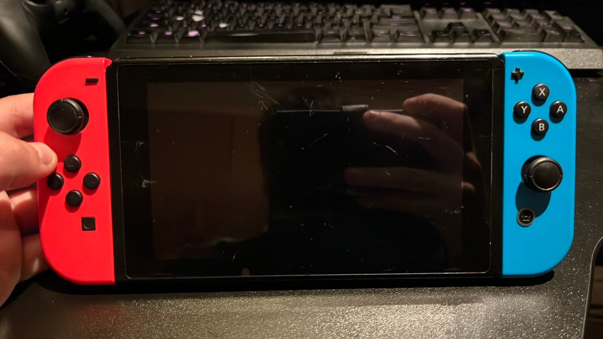 Tweedehands Nintendo switch met 128GB microSD kaart, Ophalen, Gebruikt, Met 2 controllers, Switch Original