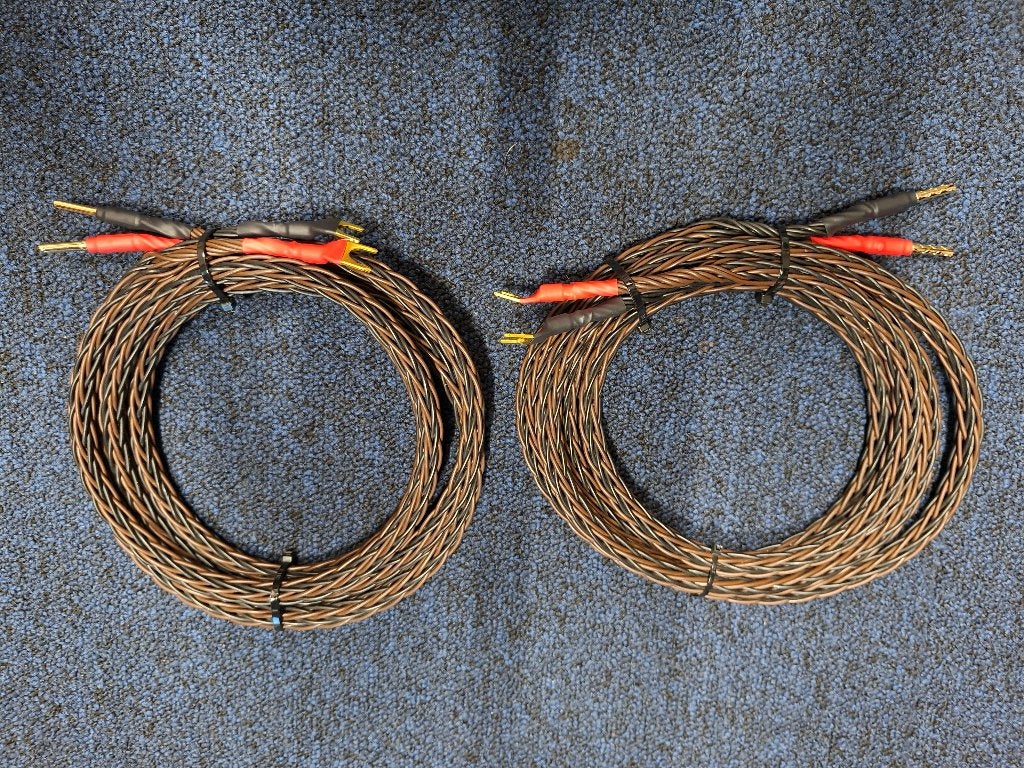 2 x 2,20 meter Kimber Kable 8PR, Ophalen of Verzenden, Zo goed als nieuw, 2 tot 5 meter, Luidsprekerkabel