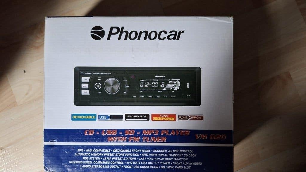 Phonocar VM020(Radio/CD/USB/SD/AUX), Phonocar, Via F.lli Cervi, 167/c 42124 Reggio Emilia (Italië), Ophalen of Verzenden, Nieuw
