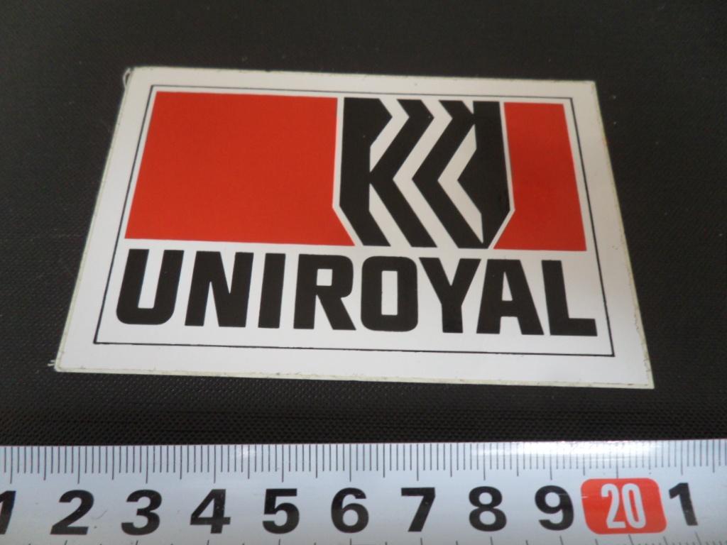 sticker UNIROYAL  banden, Ophalen, Zo goed als nieuw