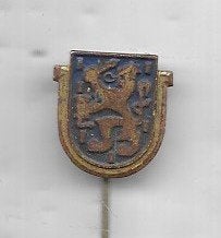 NEDERLANDSE LEEUW ANTI N.S.B. 2DE WERELD OORLOG SPELD, Ophalen of Verzenden, Gebruikt, Merk, Speldje of Pin