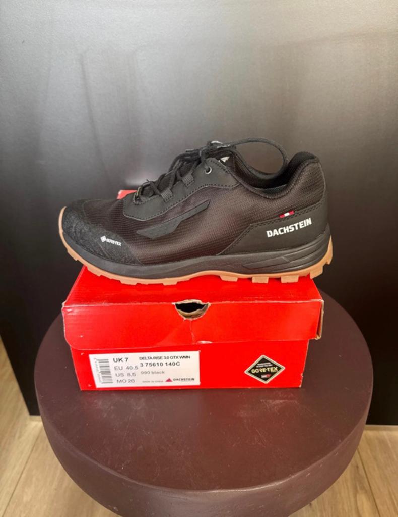 Dachstein delta rise 3.0 gtx, dames 40,5, Zwart, Nieuw, Wandelschoenen, Ophalen of Verzenden