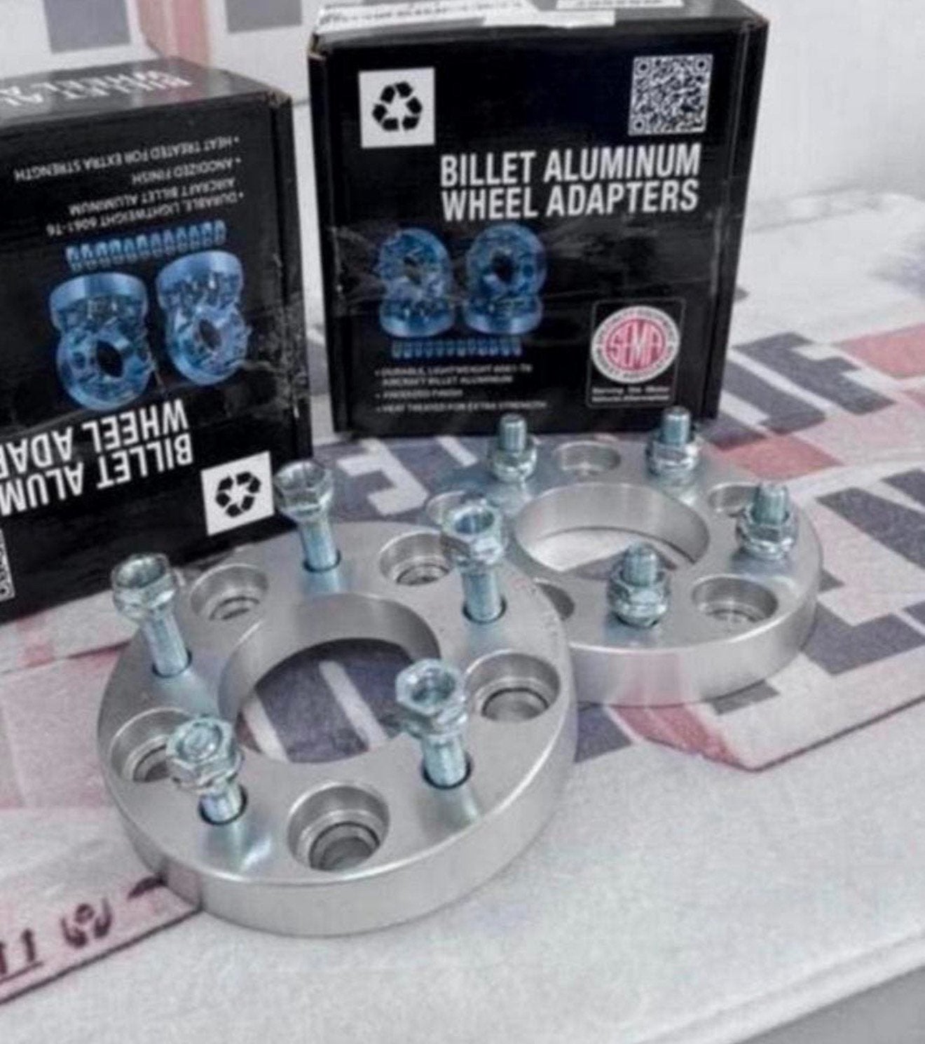 2X Adapter Spacer 5x120 to 5x114.3 25mm M12x1.5 74.1 bmw set, Ophalen of Verzenden, H, H, H