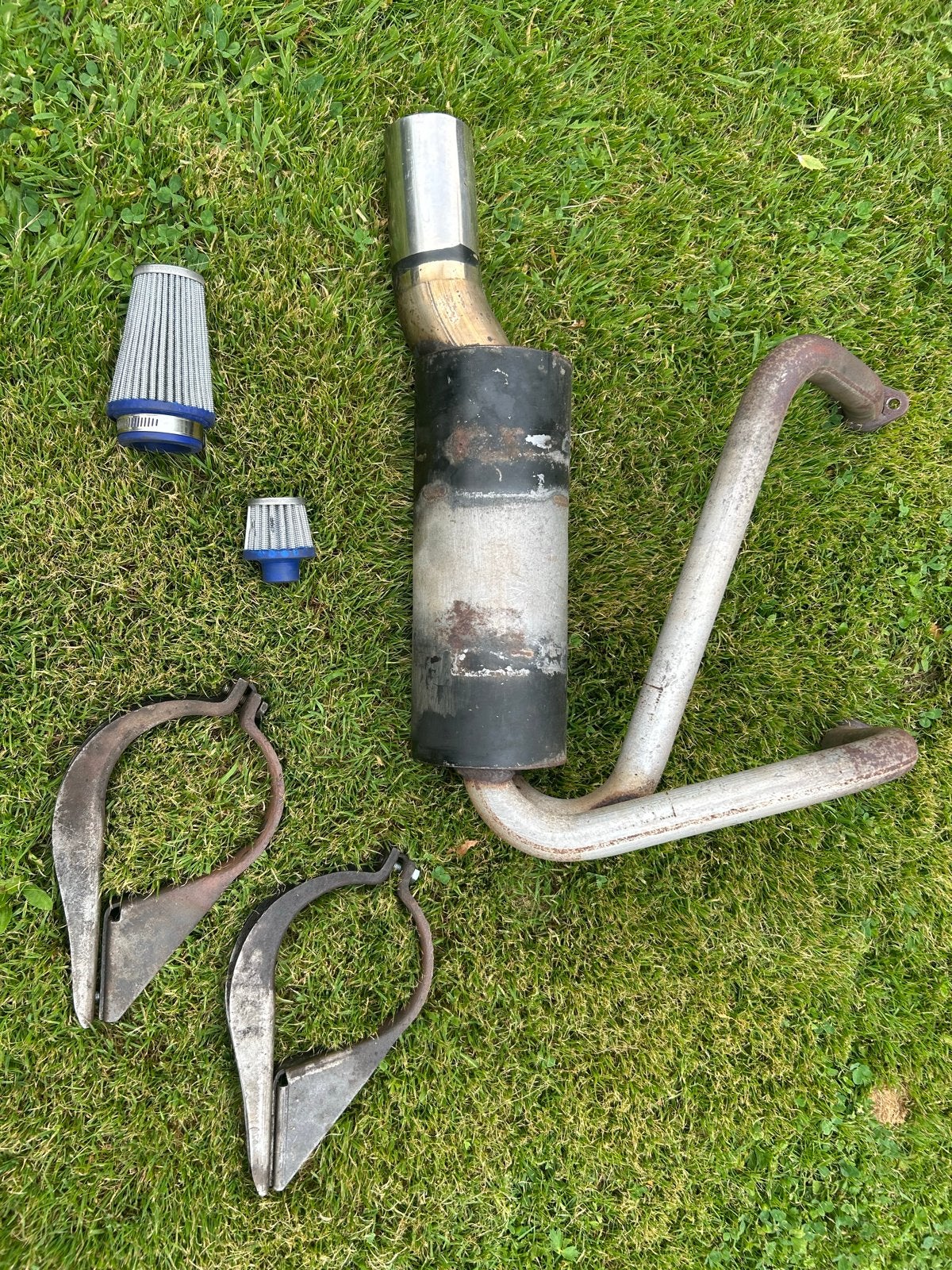 Fiat 500/126 sportuitlaat met sportluchtfilter, Ophalen of Verzenden, Gebruikt, Fiat