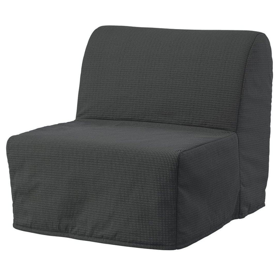 Gezocht!! Lycksele 1 persoons slaapbank hoes, Ophalen of Verzenden, Tweepersoons, Grijs, 140 cm