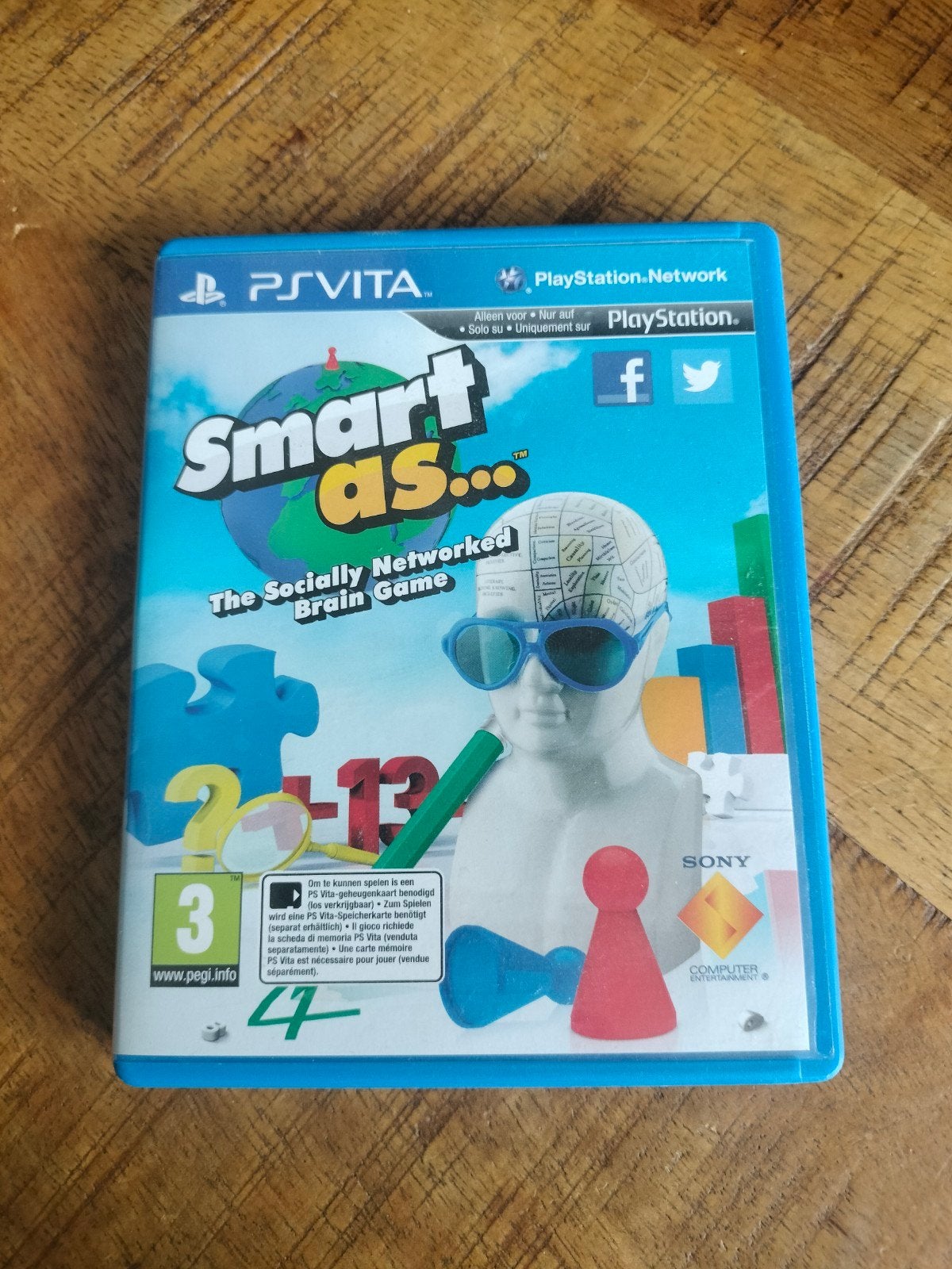Smart As... PS Vita - Brain Game, Puzzel en Educatief, Gebruikt, 1 speler, Ophalen of Verzenden