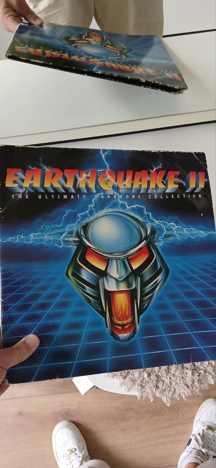 EARTHQUAKE 2 VINYL HARDCORE GABBER THUNDERDOME 3 STEPS AHEAD, Ophalen of Verzenden, Overige formaten, Dance