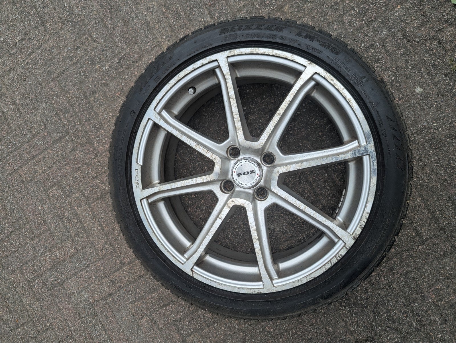 set van 4 Fox velgen 17x7JJ ET42 4x100, Auto diversen, Ophalen, Gebruikt