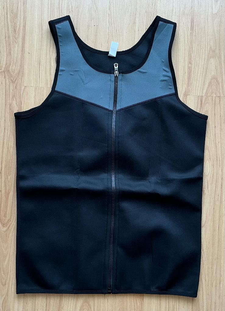 Shirt, compressie neopreen maat M/L gay / Hetero, Ophalen of Verzenden, Nieuw, Maat 52/54 (L), Zwart