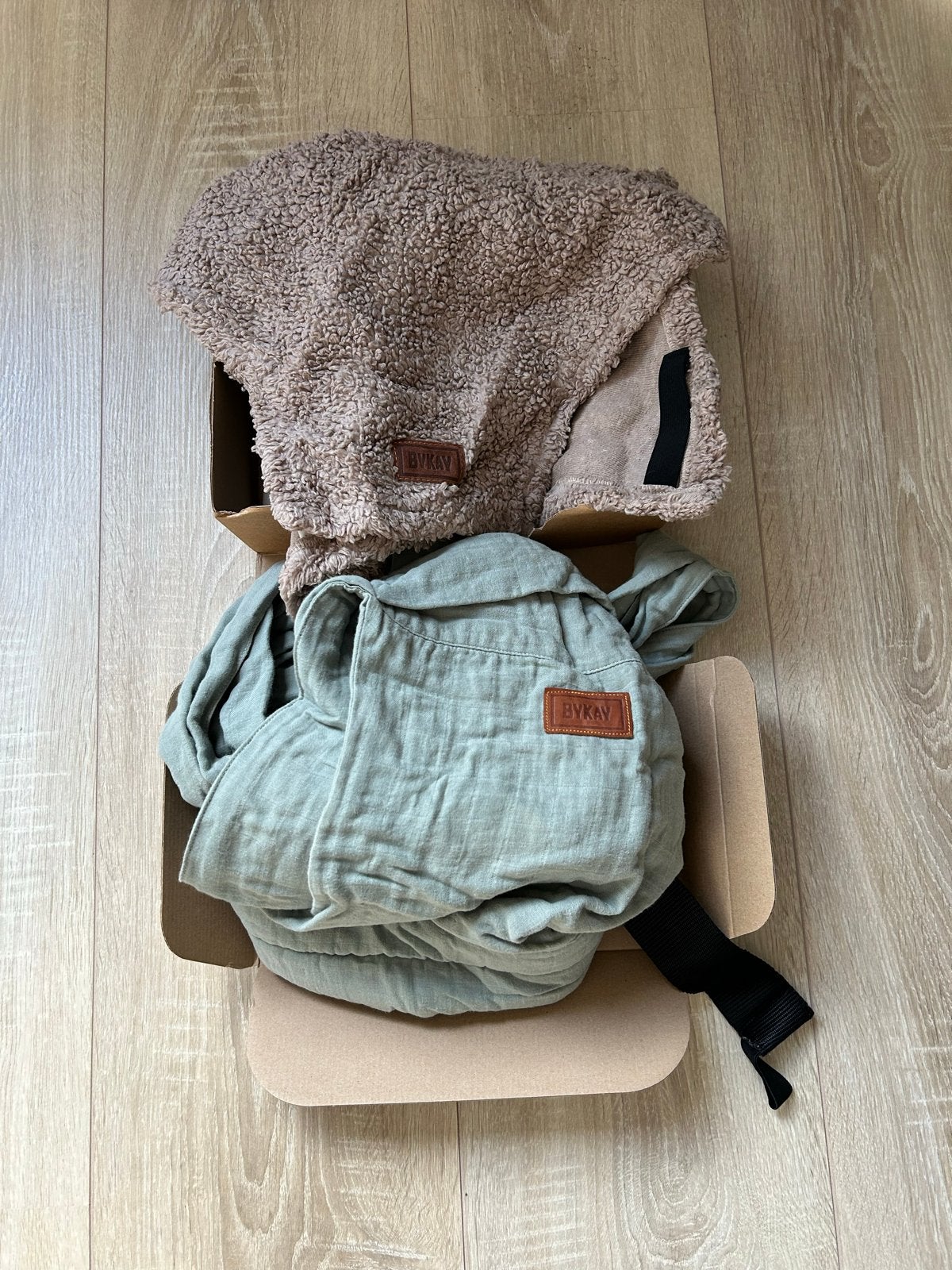 BYKAY Draagzak Newborn met Teddy Inlay - Zo goed als nieuw, Overige merken, Ophalen of Verzenden, Zo goed als nieuw, Buik
