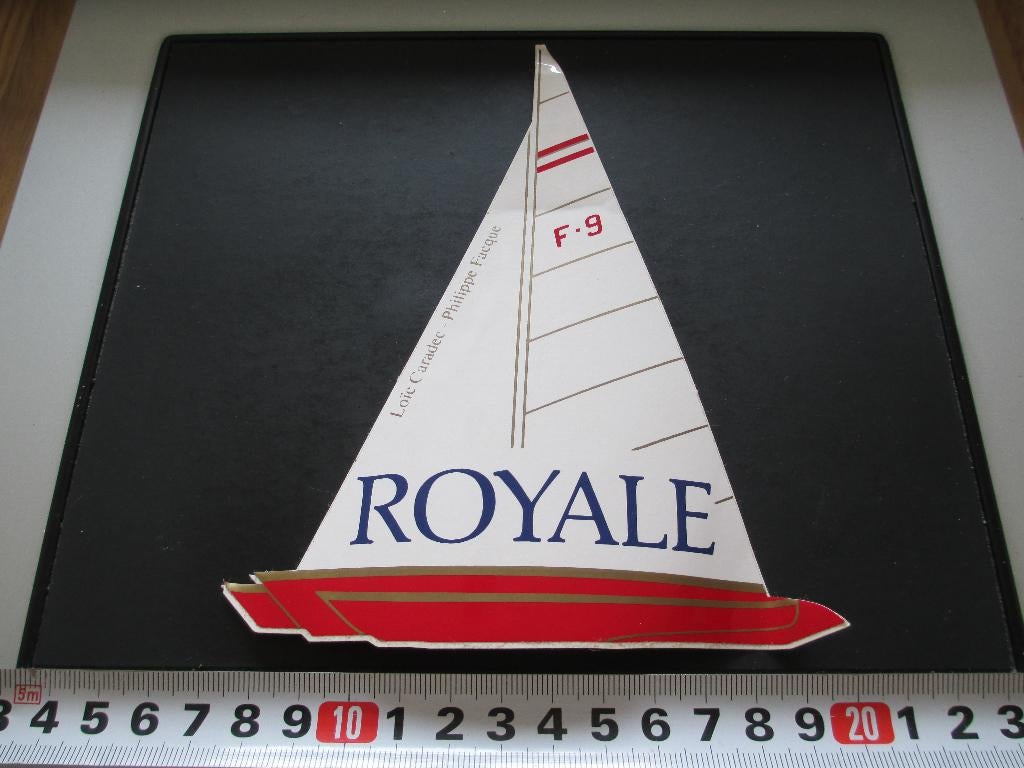 sticker ROYALE Lote Caradec Philippe Facque  F-9, Ophalen, Zo goed als nieuw