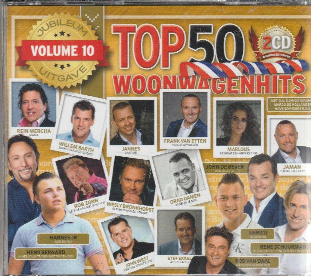 Top 50 Woonwagenhits Volume 10 ( 2 cd set ), Verzenden, Zo goed als nieuw, Levenslied of Smartlap