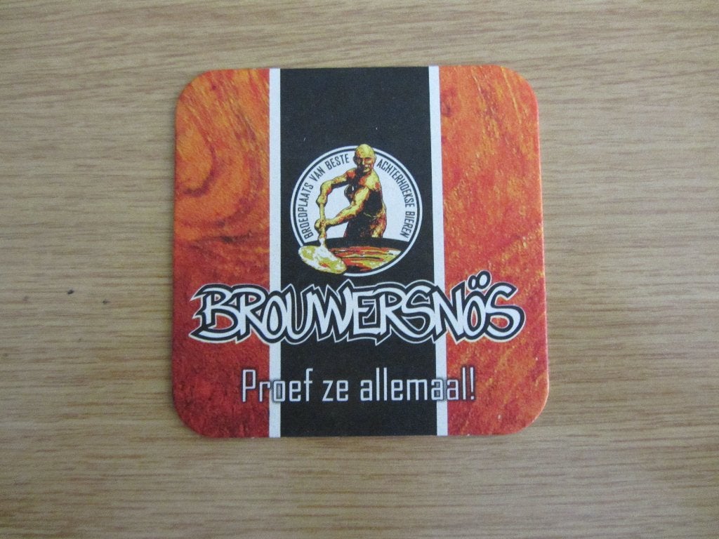 bierviltje brouwersnos - 1, Ophalen of Verzenden, Nieuw, Viltje(s), Overige merken