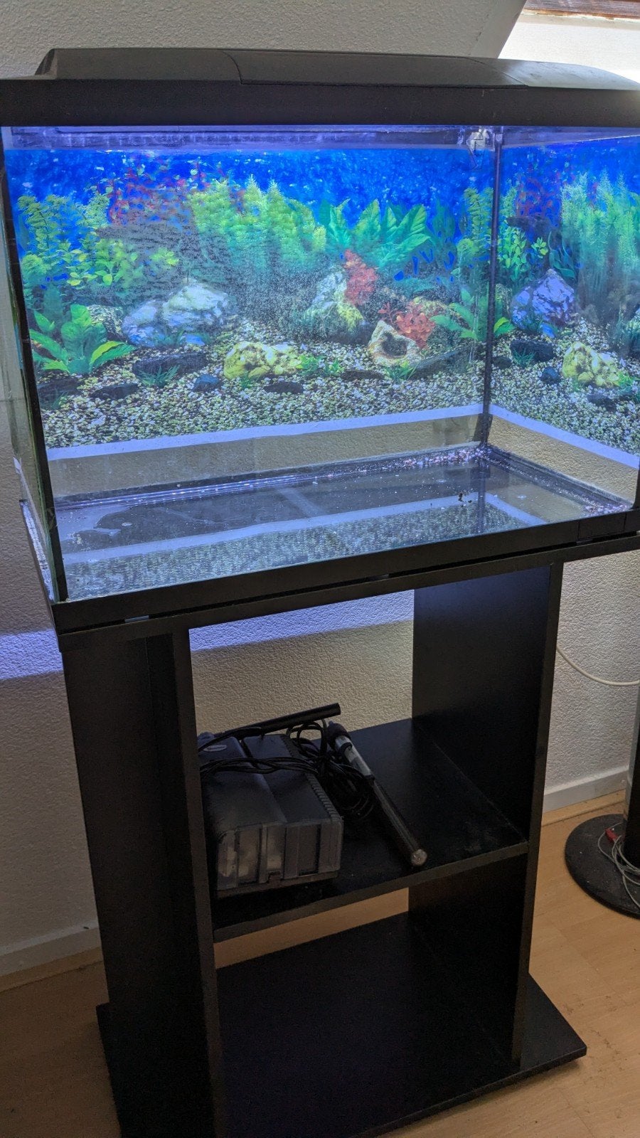 aquarium super fish 60/30/40hoog en meubel 75 hoog, Ophalen, Zo goed als nieuw, Leeg aquarium, Superfish