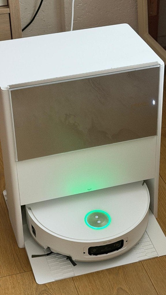 Dreame Aqua10 Ultra Track Complete robotstofzuiger + dock, Witgoed en Apparatuur, Stofzak, Dreame, Ophalen of Verzenden, Zo goed als nieuw