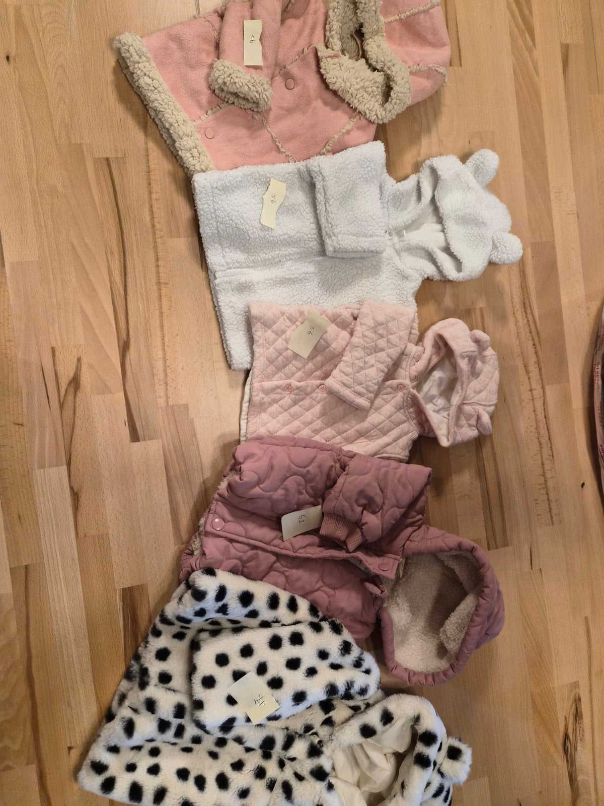 Baby jasjes - diverse maten en stijlen, Ophalen of Verzenden, Gebruikt, Jongetje of Meisje