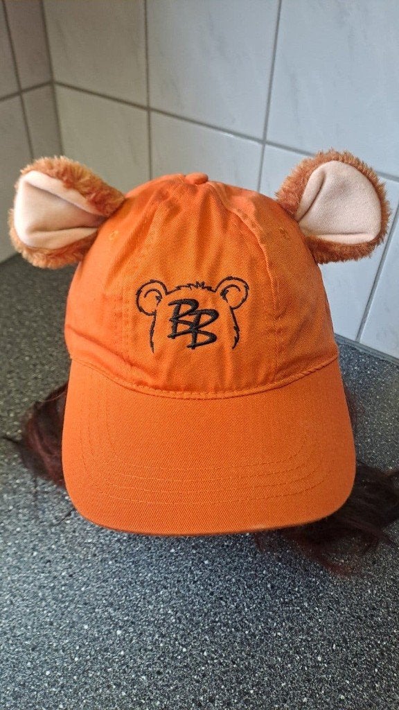 2x Oranje pet met oren - BB logo Heineken, Verzamelen, Biermerken, Ophalen of Verzenden, Zo goed als nieuw, Kleding, Heineken