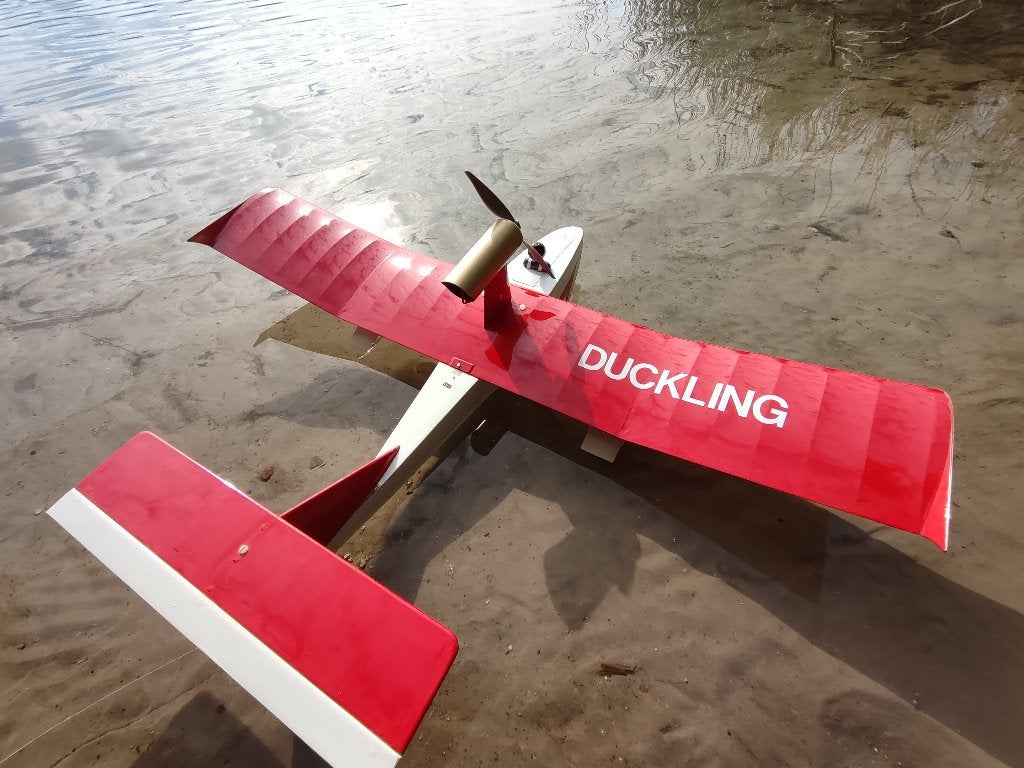 Duckling watervliegtuig, Ophalen, Nieuw, Elektro, RTF (Ready to Fly)