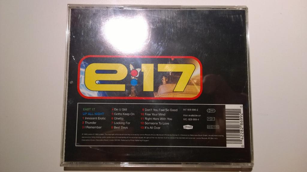 East Seventeen - Up All Night, Ophalen of Verzenden, Zo goed als nieuw