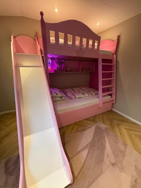 Kinderkamer | Stapelbedden en Hoogslapers, Kinderen en Baby's, Ophalen, Zo goed als nieuw, Stapelbed