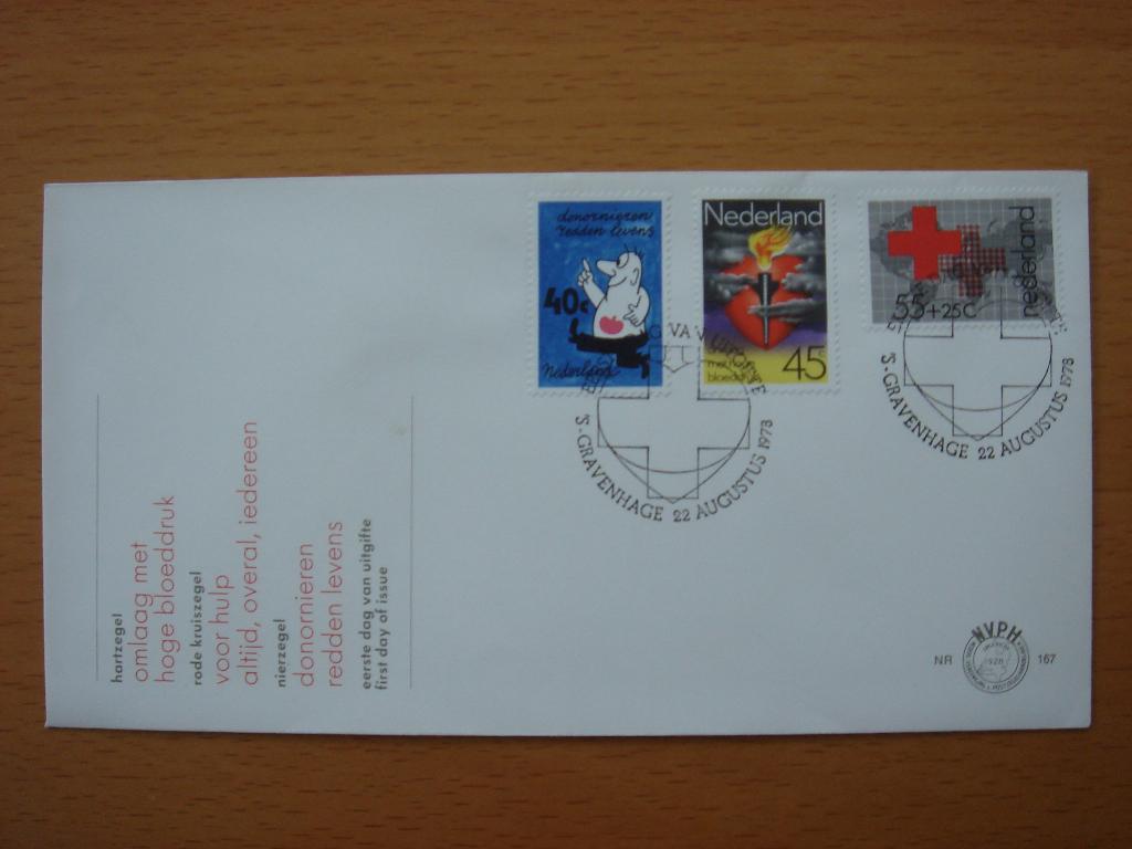 NVPH E167  1e Dag-enveloppe  Rode Kruis 1978, Postzegels en Munten, Postzegels | Eerstedagenveloppen, Ophalen of Verzenden, Onbeschreven