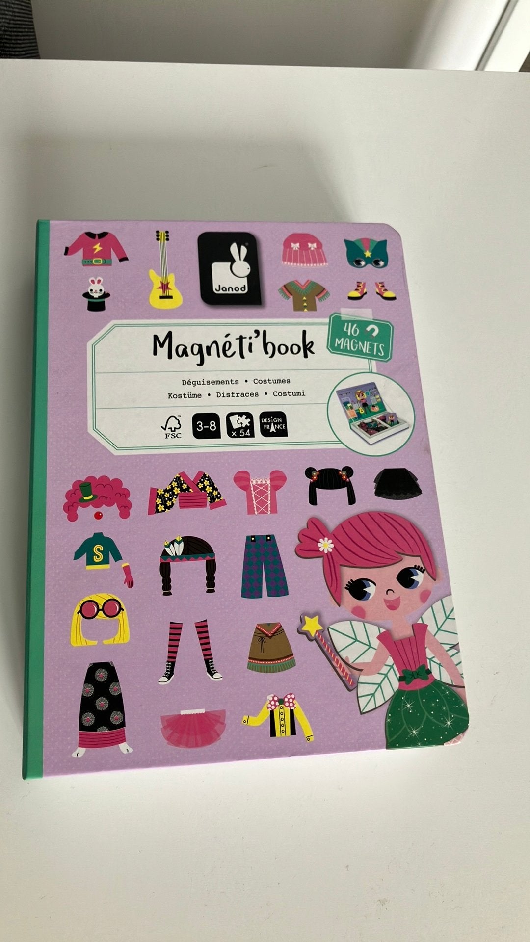 Janod Magneti book, Ophalen of Verzenden, 10 tot 50 stukjes, Gebruikt, 2 tot 4 jaar