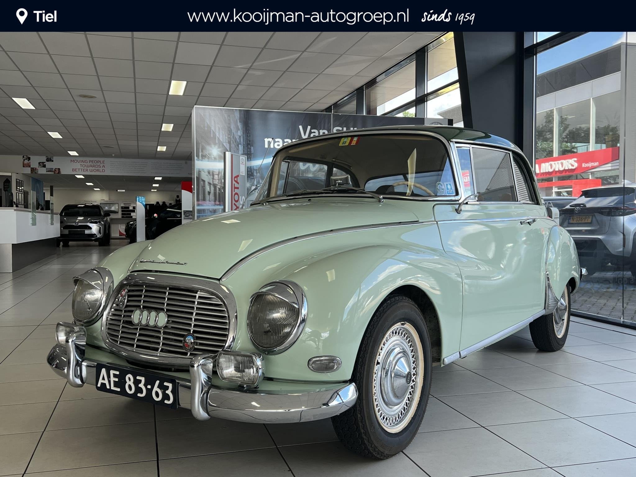 Auto Union 1000 Super Unieke oldtimer | Compleet met boekjes, Stof, Gebruikt, Overige carrosserieën, Bedrijf