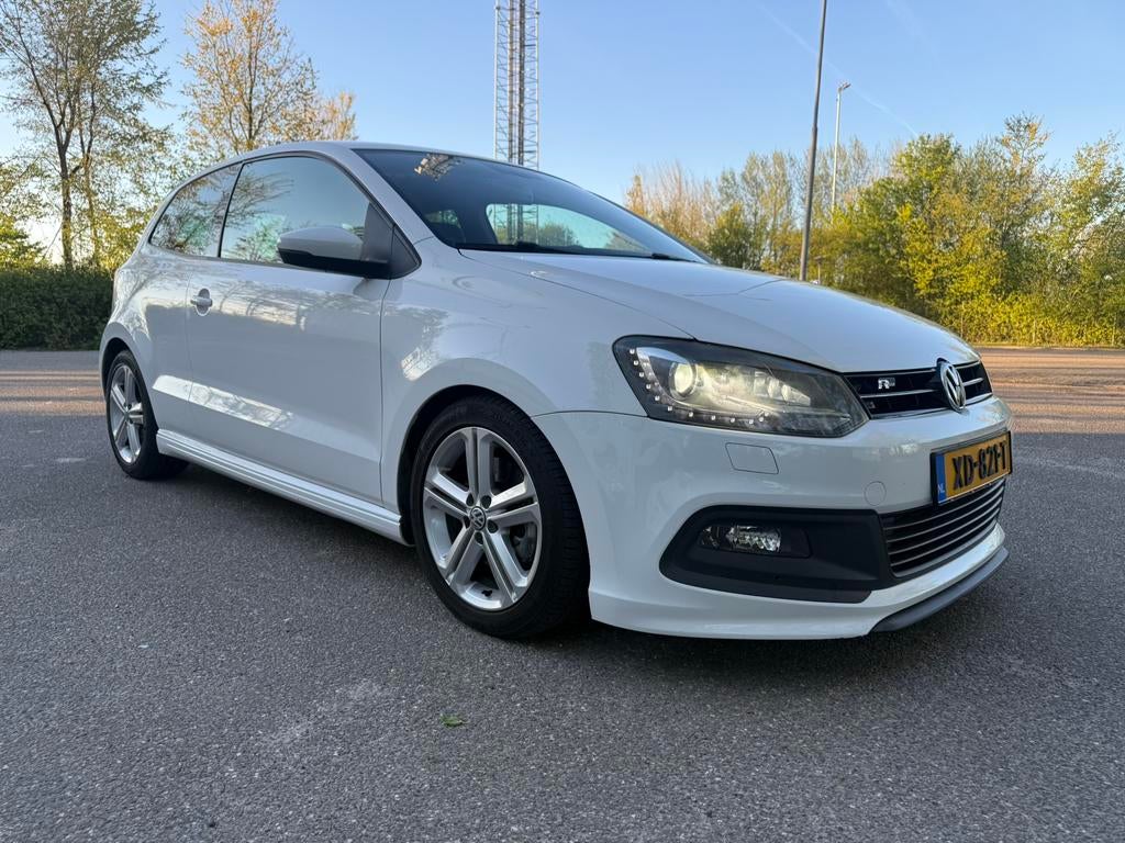 VW Polo R-line 1.6 TDI 2012, Auto's, Voorwielaandrijving, Wit, Particulier, 1065 kg