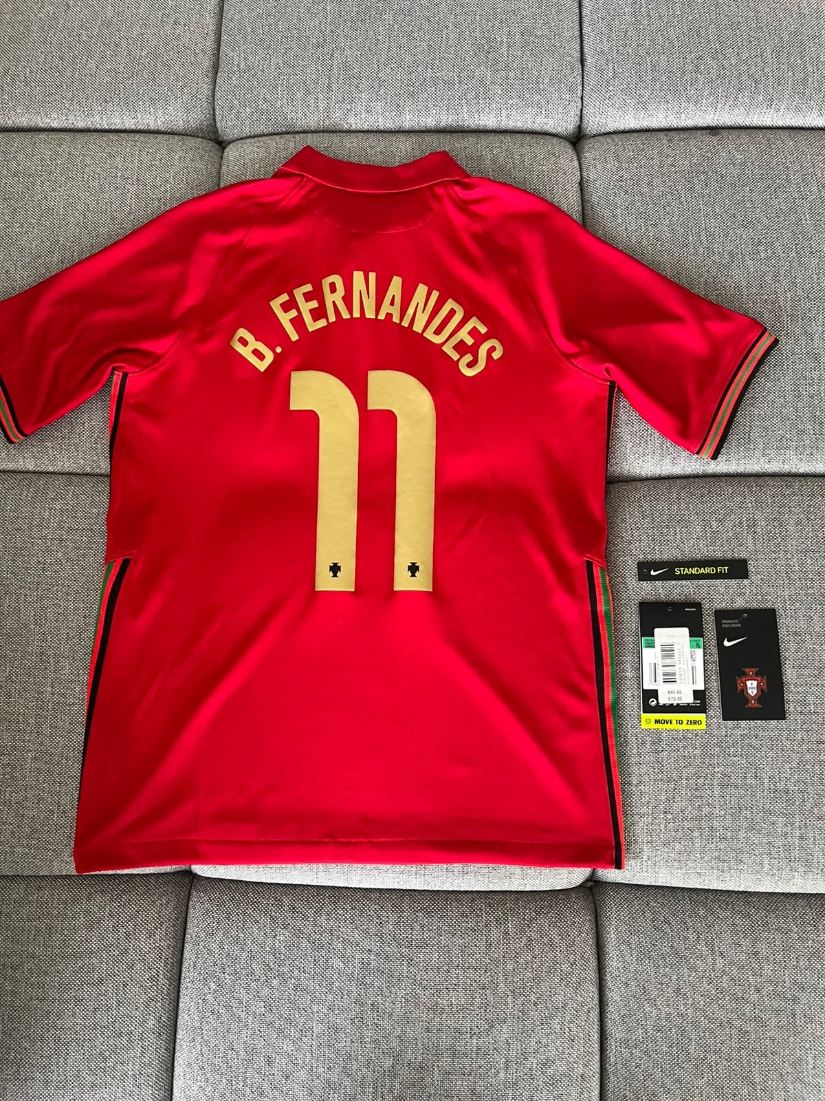 Nieuw Origineel Nike #11 B. Fernandes Shirt Maat 158-170/XS, Maat XS of kleiner, Ophalen of Verzenden, Nieuw, Shirt