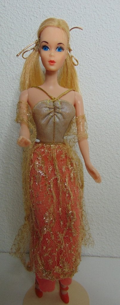 Barbie pop 1977 Partytime, Ophalen of Verzenden, Gebruikt, Pop