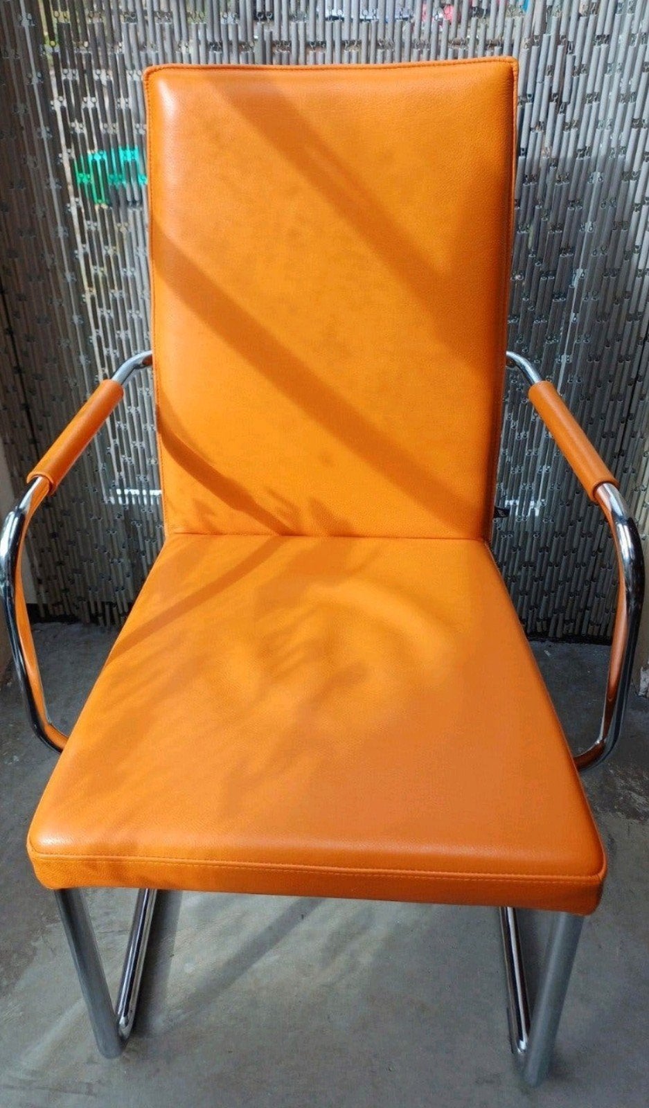 Set 4 KFF Karl Friedrich Förster stoelen, Ophalen, Gebruikt, Overige kleuren, Leer