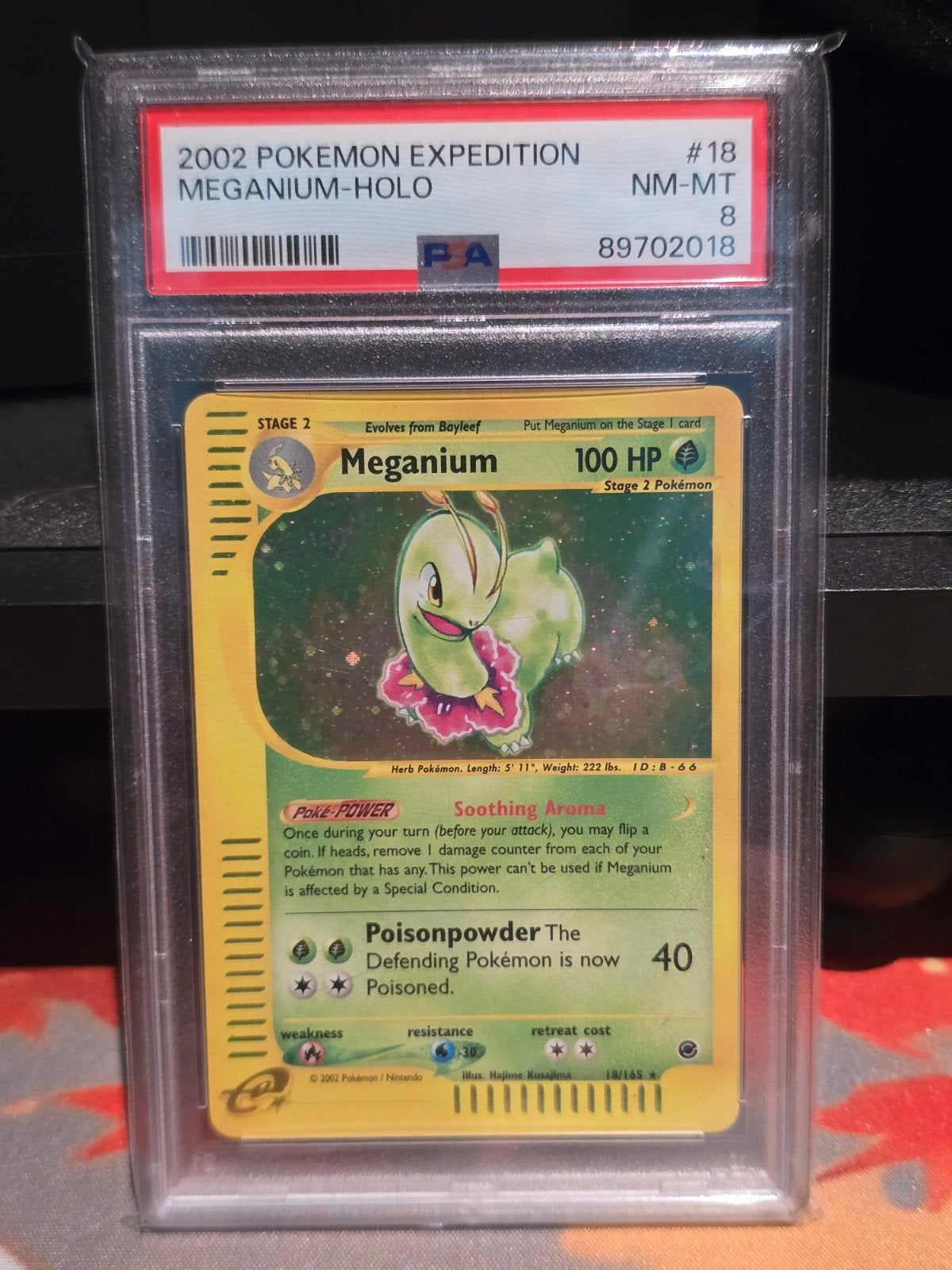 Meganium Expedition PSA 8 | 18/165, Ophalen of Verzenden, Zo goed als nieuw
