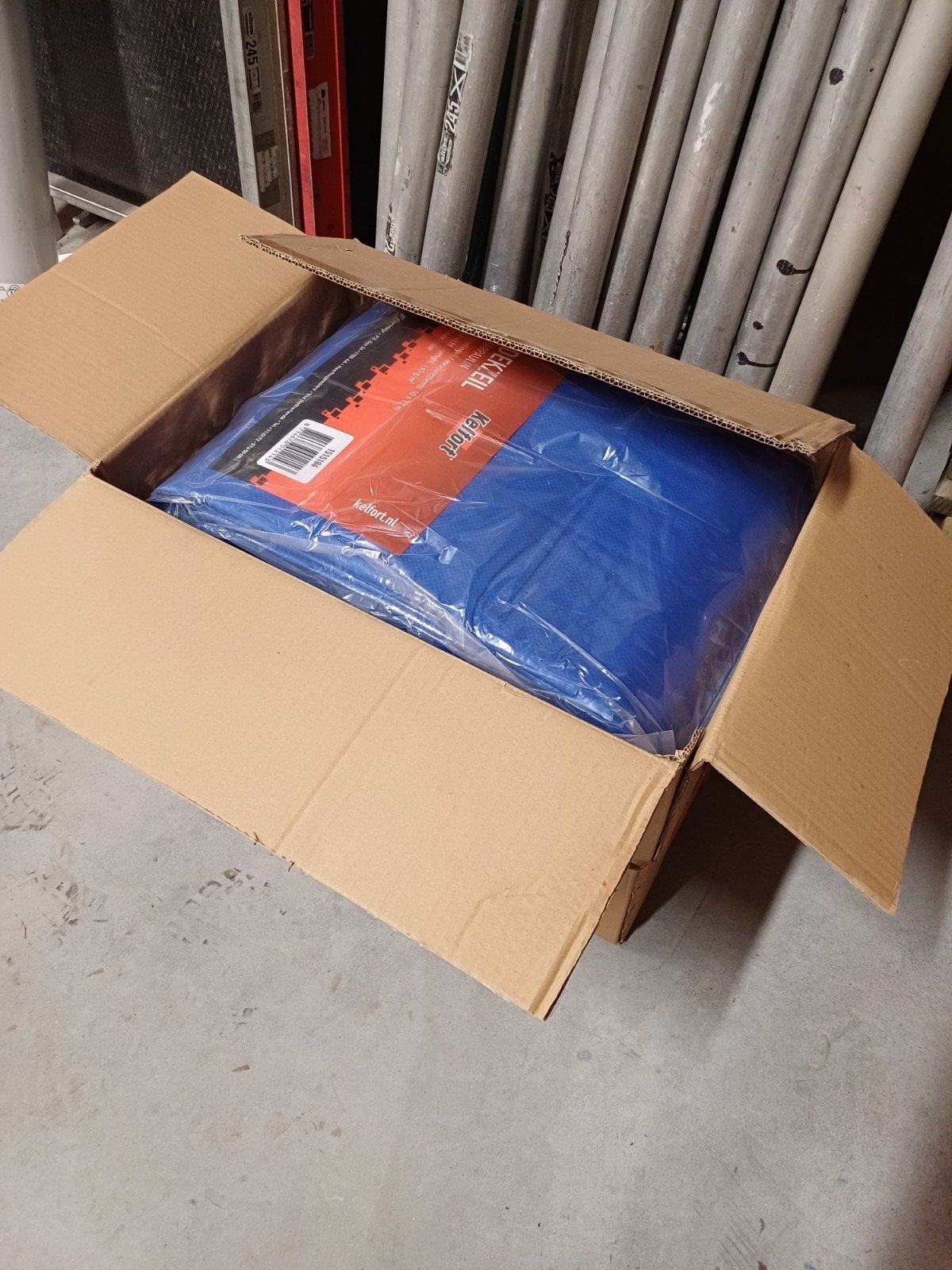 bouwzeil  dekzeil 10x12 m    130 gr, Ophalen of Verzenden