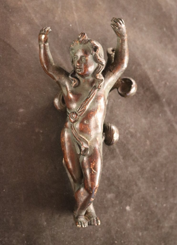 18e eeuws bronzen sculptuurtje, Antiek en Kunst, Kunst | Beelden en Houtsnijwerken, Ophalen of Verzenden